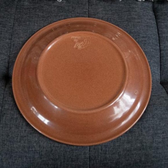 MCM Sterling China by Russel Wright Ripe Apricot Color One 10" Dinner Plate - Picture 12 of 16